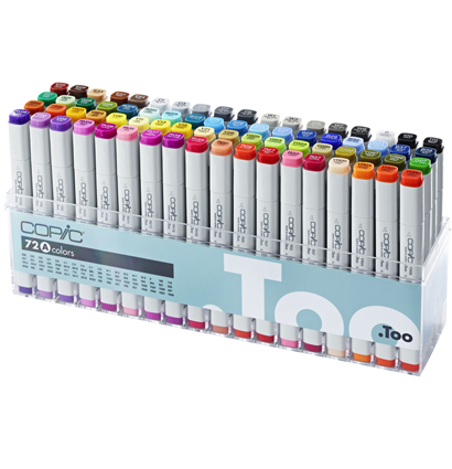 Copic Classic 72 Set A набор маркеров в кейсе, вариант А