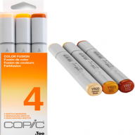 Copic Sketch 3 Color Fusion 4 набор жёлтых маркеров - Copic Sketch 3 Color Fusion 4 набор жёлтых маркеров
