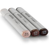 Copic Sketch 3 Color Fusion 7 набор коричневых маркеров - Copic Sketch 3 Color Fusion 7 набор коричневых маркеров