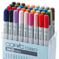 Copic Ciao Set 36 D набор маркеров с кистью в кейсе, вариант Д - Copic Ciao Set 36 D набор маркеров с кистью в кейсе, вариант Д