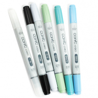 Copic Ciao Set 36 E набор маркеров с кистью в кейсе, вариант E - Copic Ciao Set 36 E набор маркеров с кистью в кейсе, вариант E